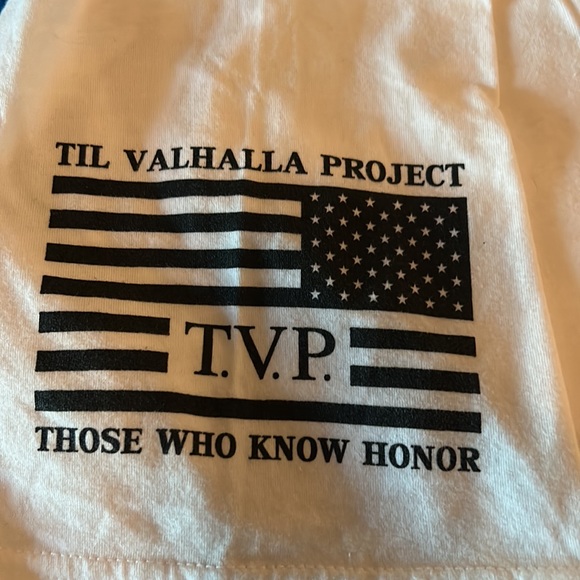 Til Valhalla Project Apparel Company (TVP), 4X Large, White, 9/11, T-Shirt. - Picture 3 of 5